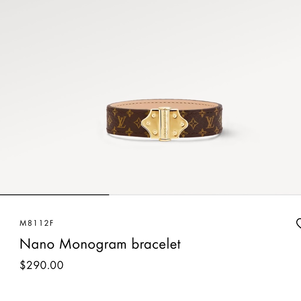 Louis Vuitton Nano Monogram bracelet